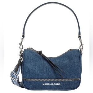 NWT Marc Jacobs Denim Drifter Convertible Shoulder Bag